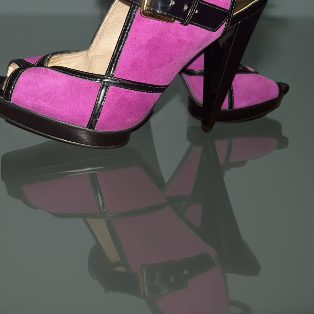Michael Kors Fuchsia and Black Heels
